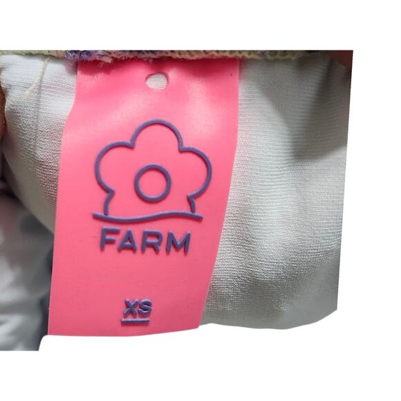 Farm Rio Smocked Shoulder-Tie One-Piece Swimsuit XS - Picture 8 of 8